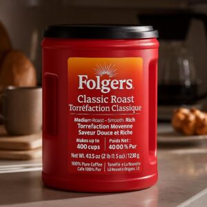 Folger Classic Roast Ground Coffee (43.5 oz.) - 1 Pack